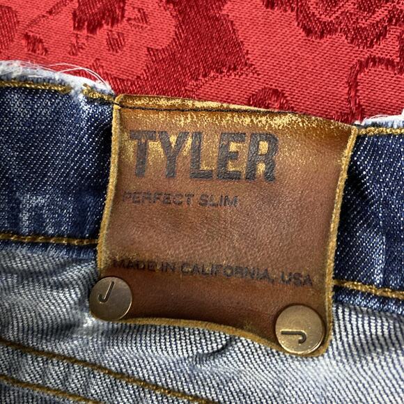 J Brand Tyler Perfect‎ Slim Jeans Mens 36 34x30”Button Fly Denim Made In Cali - Picture 4 of 16